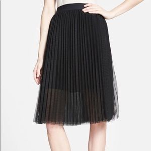 Sam Edelman Pleated Tulle Skirt